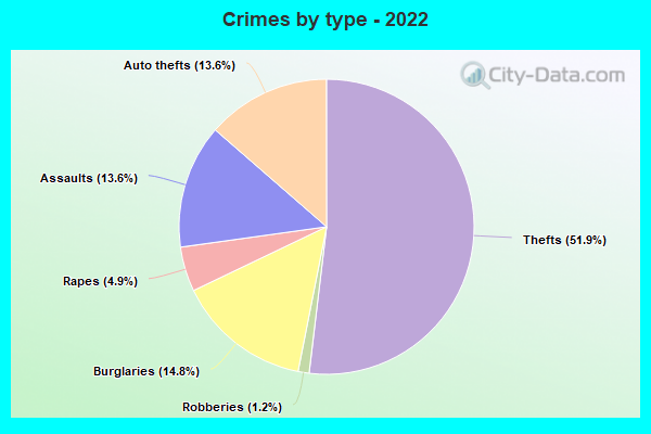 Crimes by type - 2022