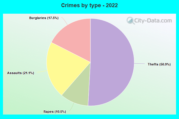 Crimes by type - 2022