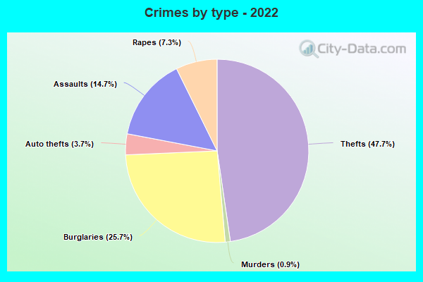 Crimes by type - 2022