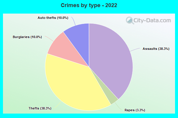 Crimes by type - 2022