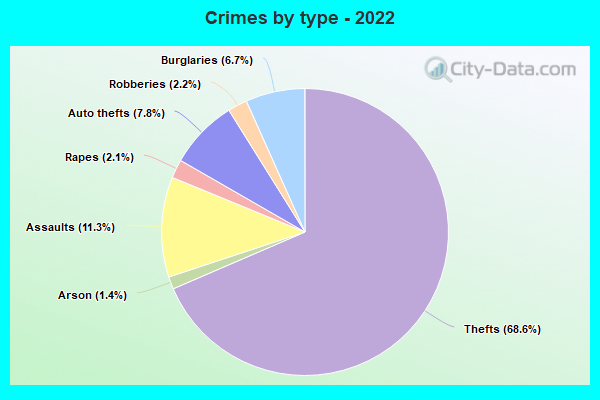 Crimes by type - 2022