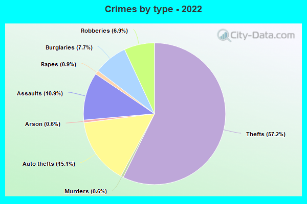 Crimes by type - 2022