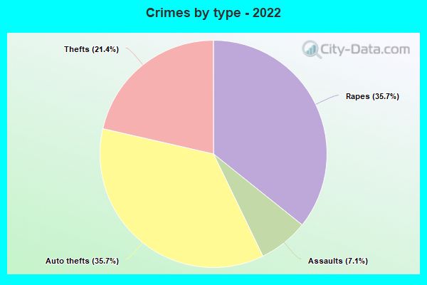 Crimes by type - 2022