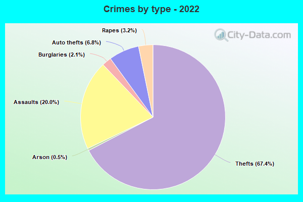 Crimes by type - 2022