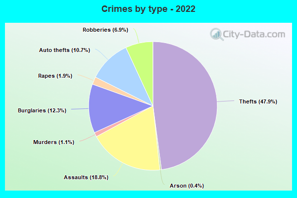 Crimes by type - 2022