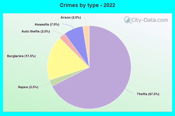 Crimes by type - 2022