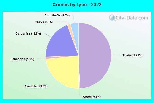 Crimes by type - 2022