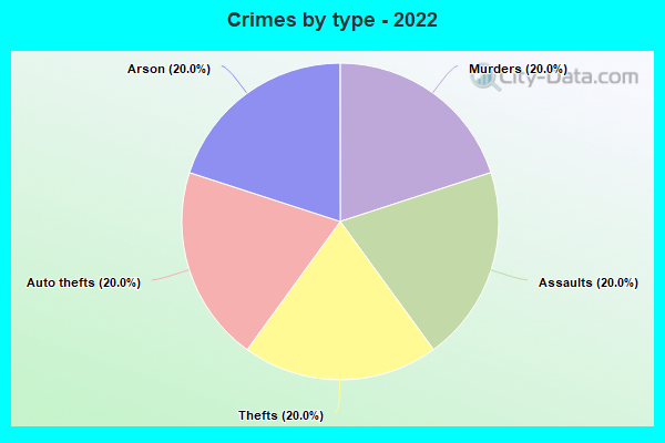 Crimes by type - 2022