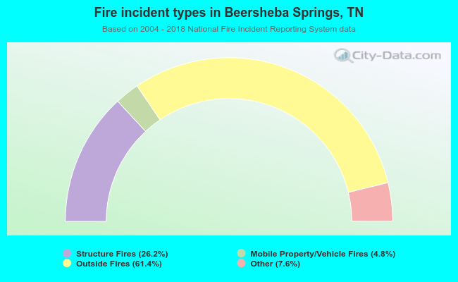 Fire incident types in Beersheba Springs, TN