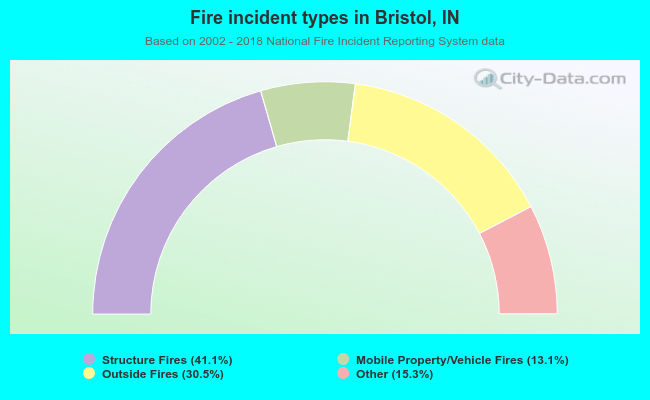 Fire incident types in Bristol, IN
