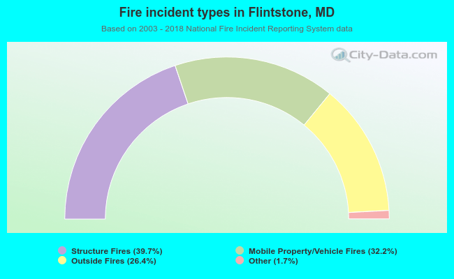 Fire incident types in Flintstone, MD