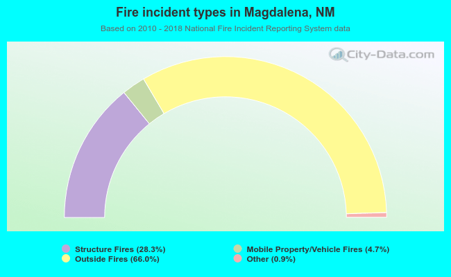 Fire incident types in Magdalena, NM