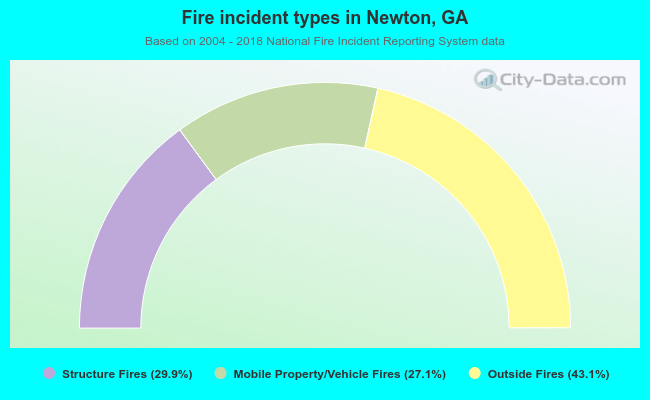Fire incident types in Newton, GA