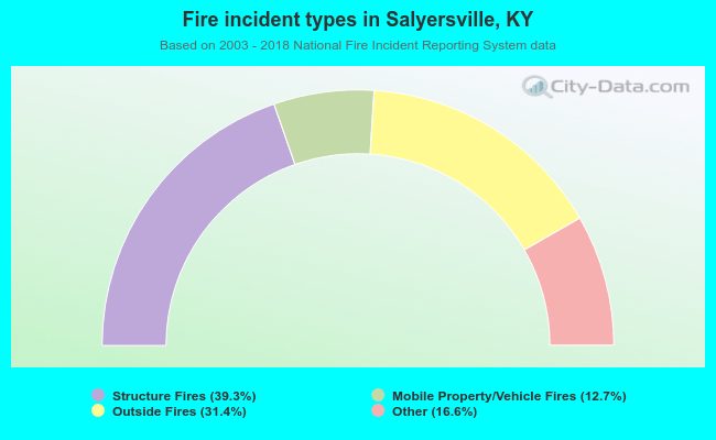 Fire incident types in Salyersville, KY