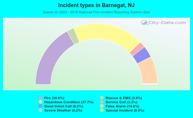 Incident types in Barnegat, NJ