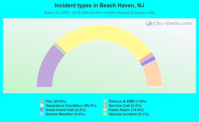 Incident types in Beach Haven, NJ