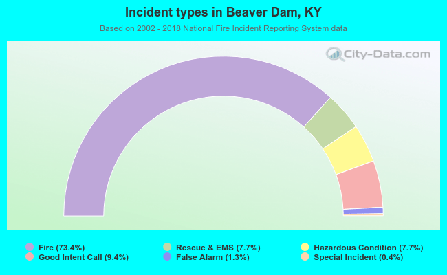 Incident types in Beaver Dam, KY