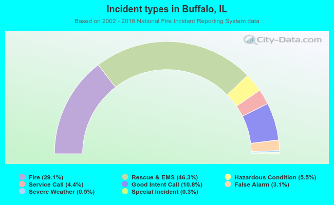 Incident types in Buffalo, IL