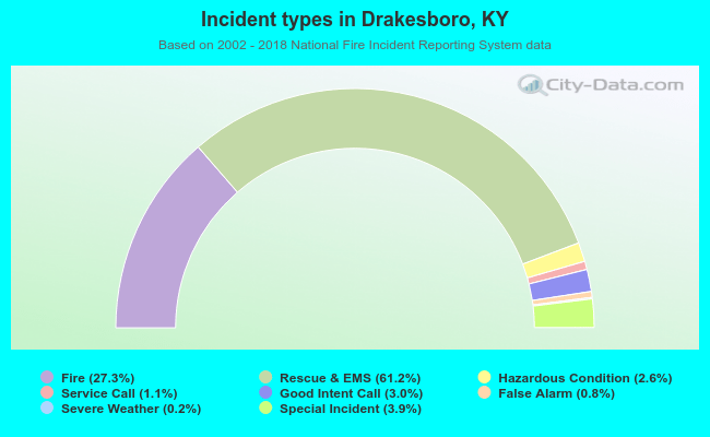 Incident types in Drakesboro, KY