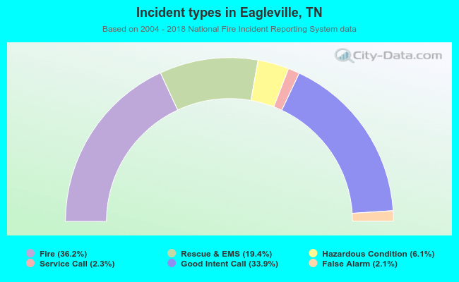 Incident types in Eagleville, TN