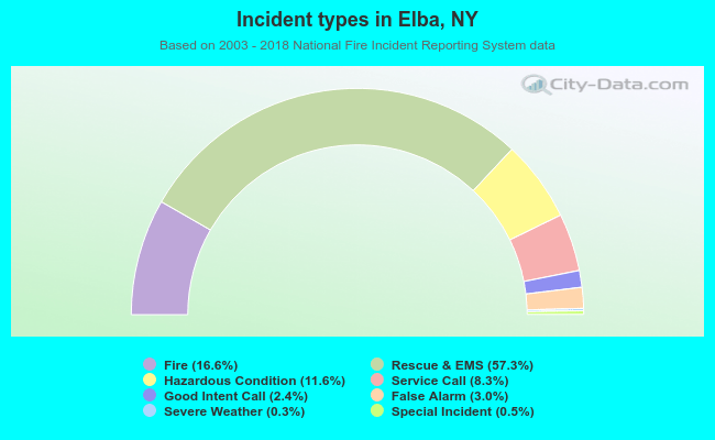 Incident types in Elba, NY