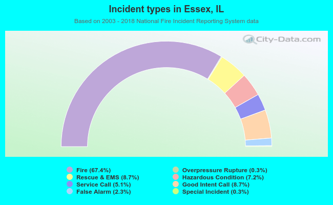 Incident types in Essex, IL