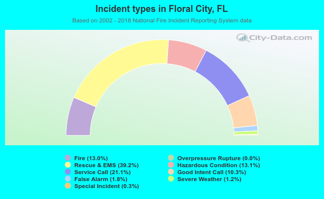 Incident types in Floral City, FL