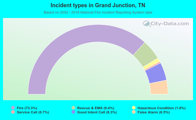 Incident types in Grand Junction, TN