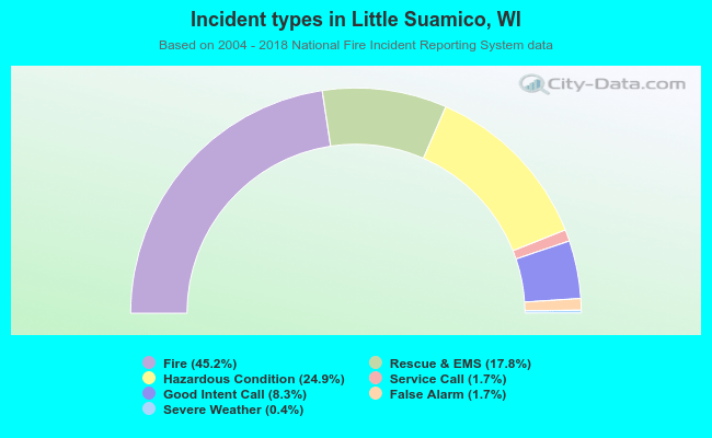 Incident types in Little Suamico, WI