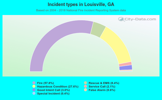 Incident types in Louisville, GA