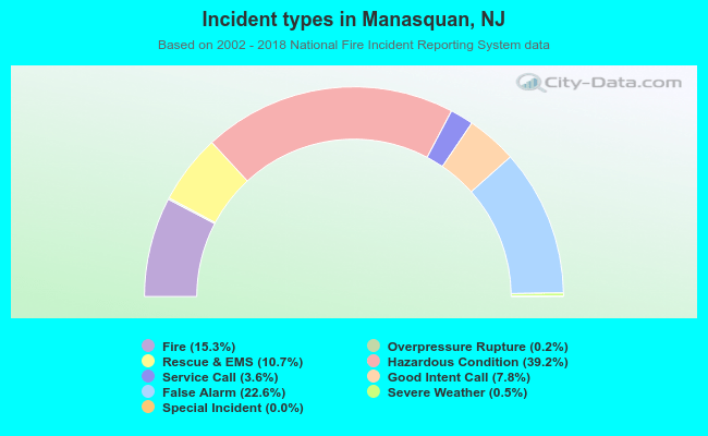 Incident types in Manasquan, NJ