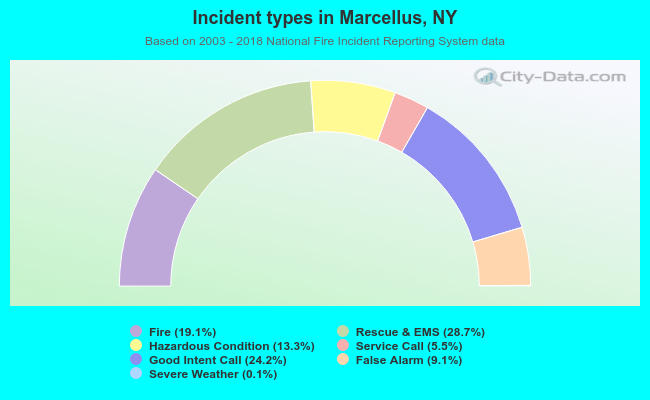 Incident types in Marcellus, NY