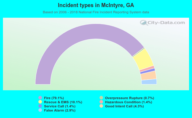 Incident types in McIntyre, GA