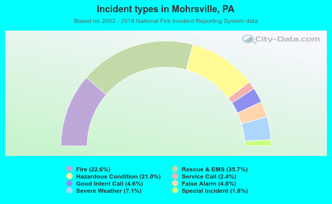 Incident types in Mohrsville, PA