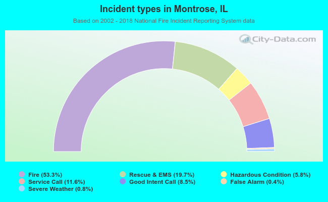 Incident types in Montrose, IL