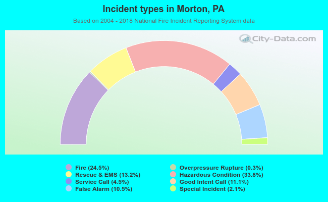 Incident types in Morton, PA