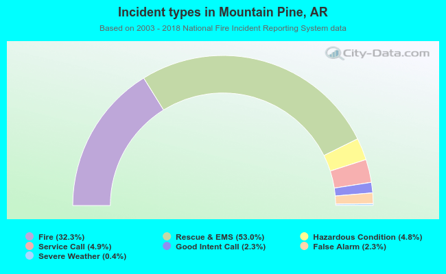 Incident types in Mountain Pine, AR