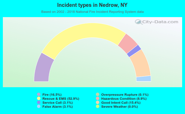 Incident types in Nedrow, NY