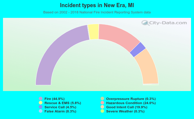 Incident types in New Era, MI