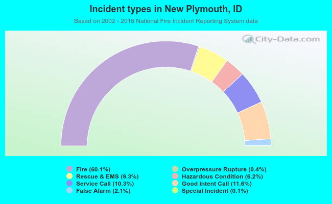 Incident types in New Plymouth, ID