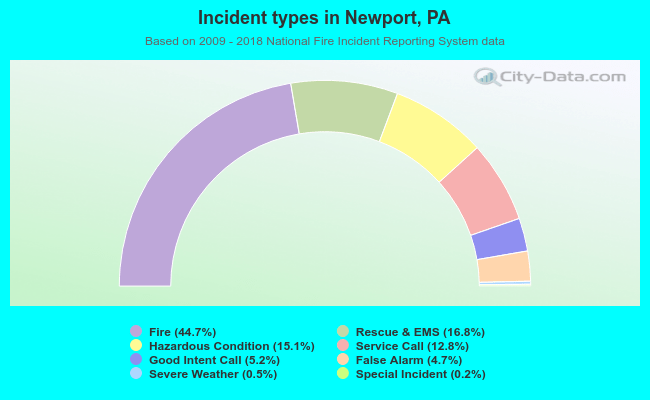 Incident types in Newport, PA
