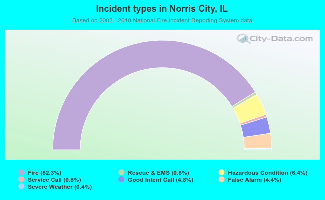 Incident types in Norris City, IL