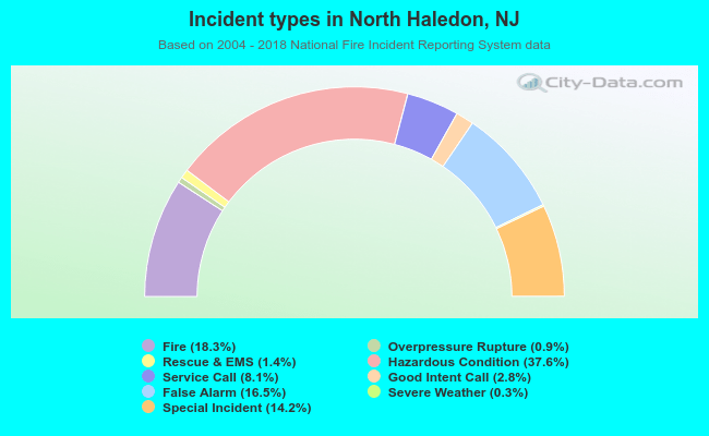 Incident types in North Haledon, NJ