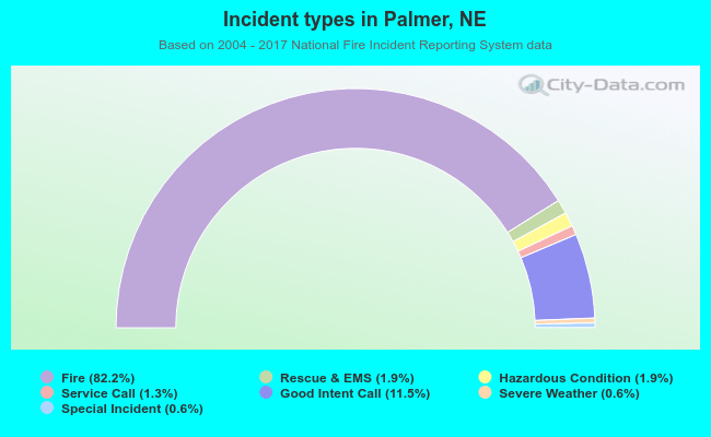 Incident types in Palmer, NE