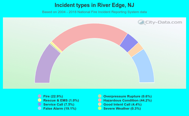 Incident types in River Edge, NJ