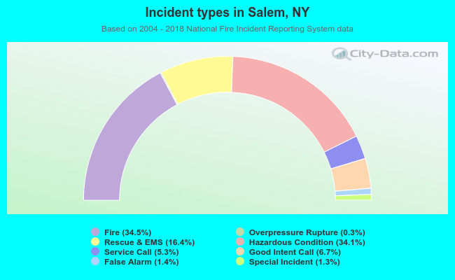 Incident types in Salem, NY