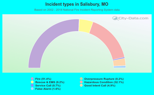 Incident types in Salisbury, MO