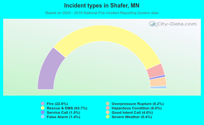 Incident types in Shafer, MN
