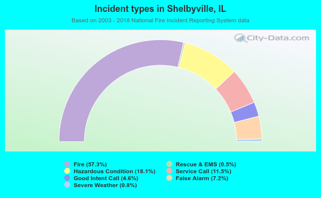 Incident types in Shelbyville, IL