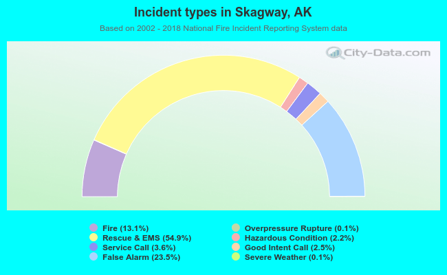 Incident types in Skagway, AK